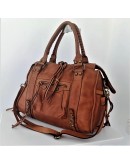 Cognac Italian Leather Bag Italy Soft Leather Crossbdody Bag